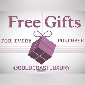 For a limited time only.  Receive a free gift with every purchase .